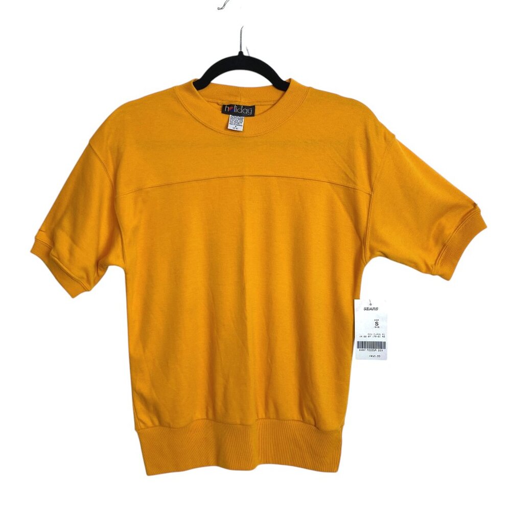 Deadstock Vintage Mustard Yellow Casual T-shirt